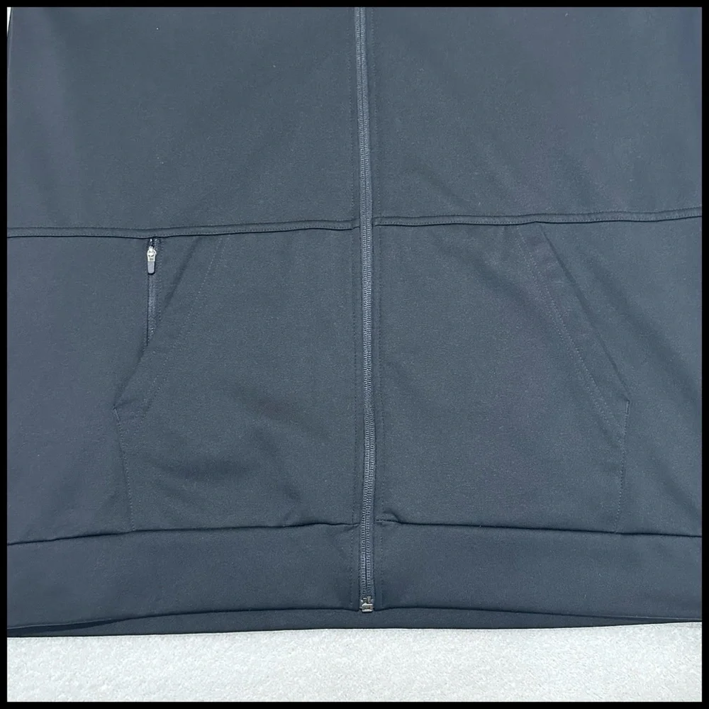 NikeThermaFit🔥🪶 XL Black Hooded Zip Up Jacket, 3 Pockets, Like New, Clean. Warm - Picture 7 of 17